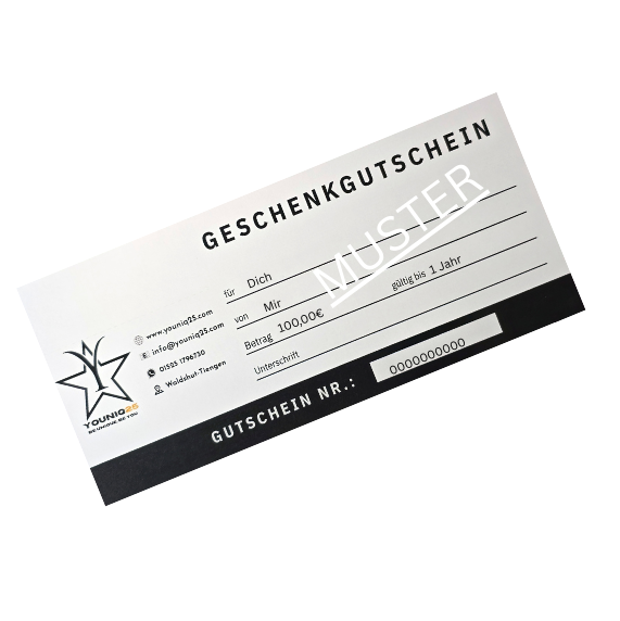 YOUNIQ25 Geschenkgutschein