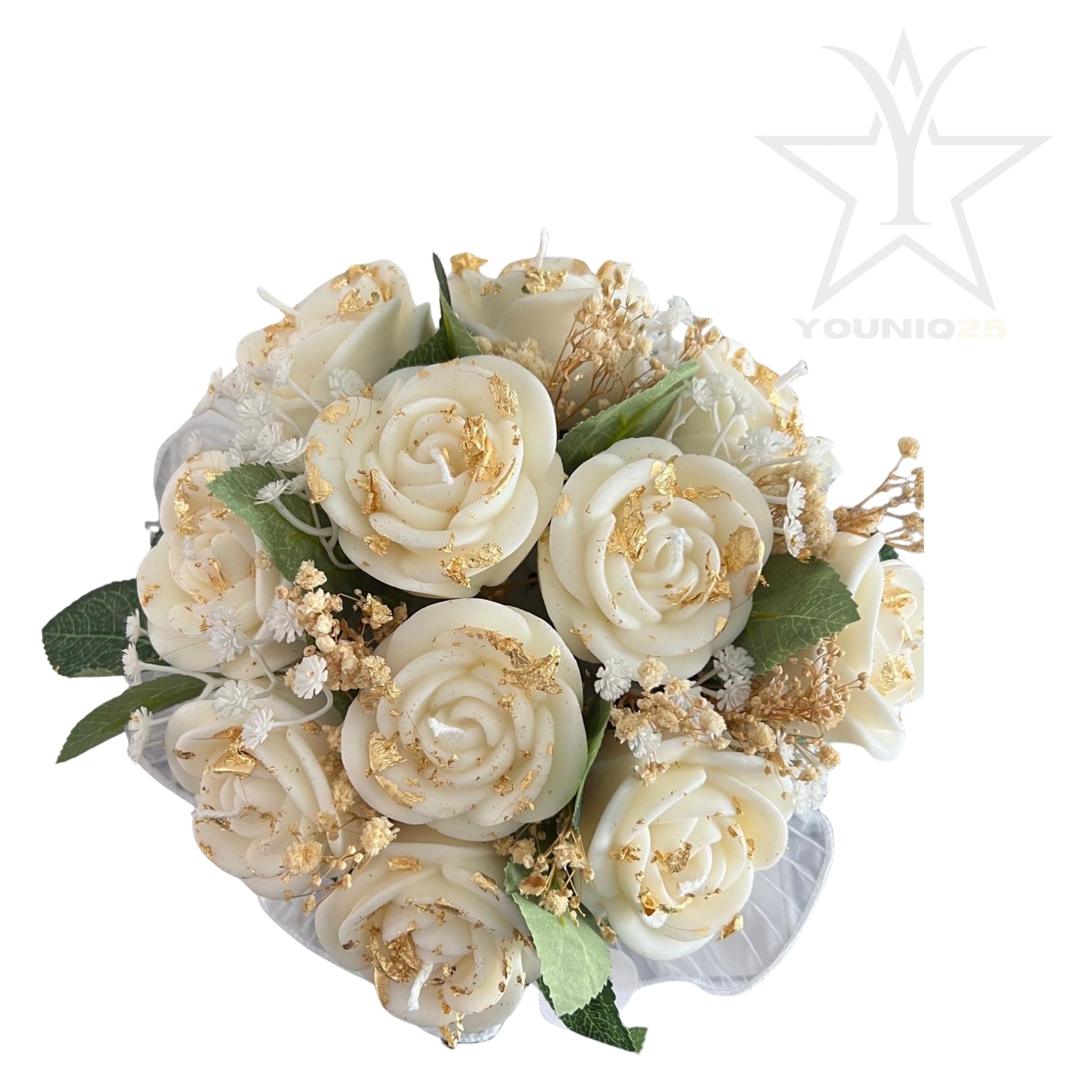 🌸 Handgemachter Wachsblumen-Strauß " Gold Bouquet " 🌸 in verschiedene Varianten erhältlich