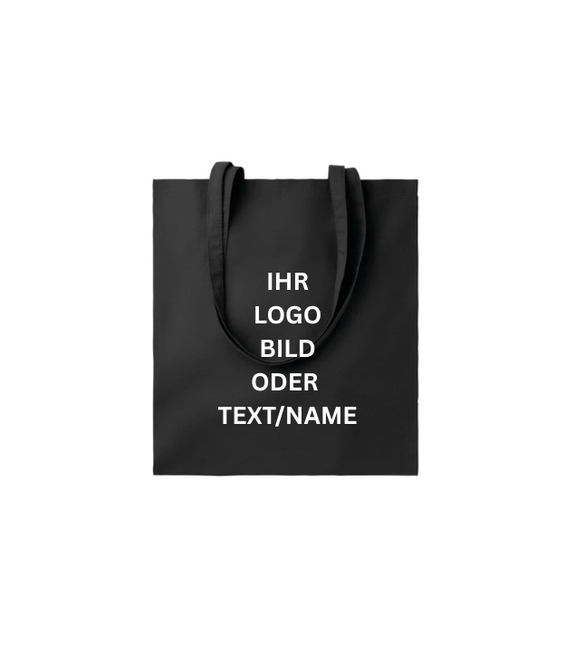 Personalisiertes Einkaufstache in verschiedene Farben erhältlich