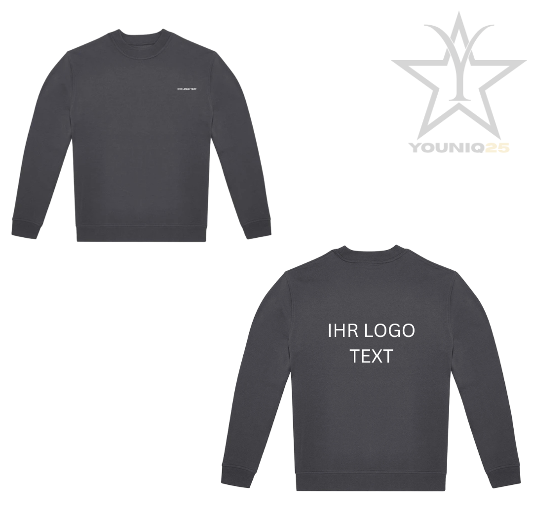 Personalisiertes Sweatshirt in verschiedene Farben und Größen erhältlich