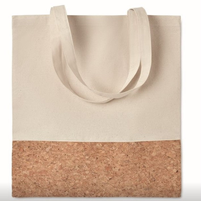 Personalisiertes Einkaufstasche mit Korkbesatz