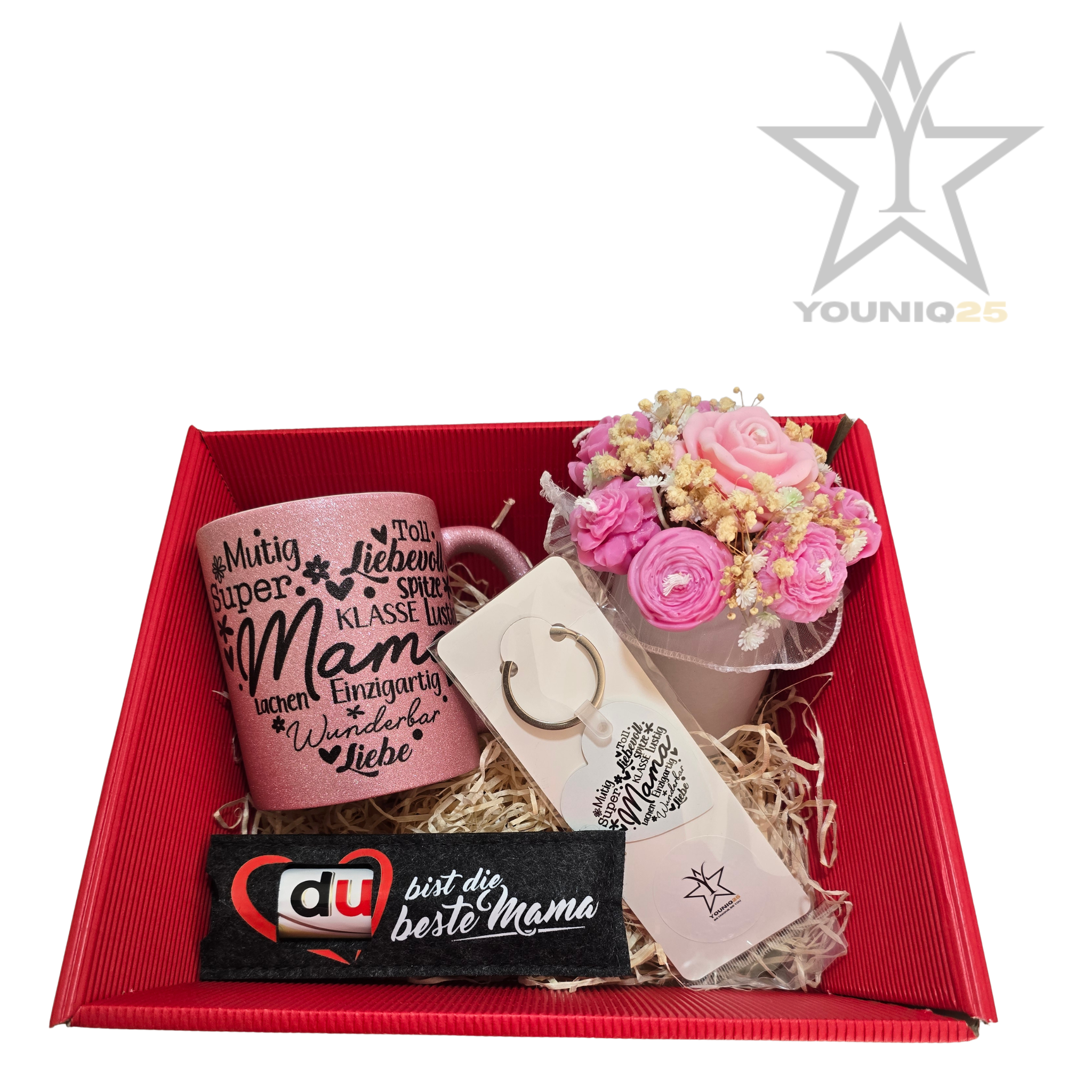 Exklusiver Geschenkkorb „Beste Mama“ – Ein funkelndes Dankeschön